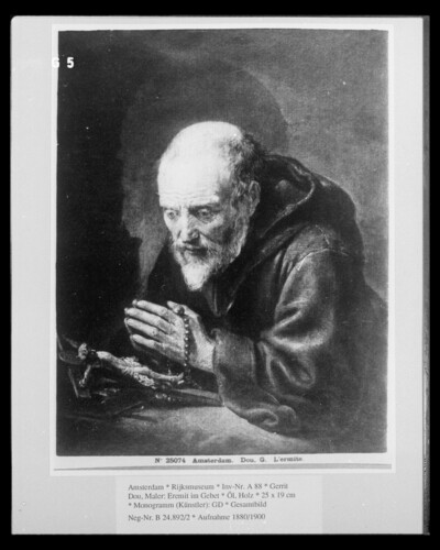 Eremit in prayer