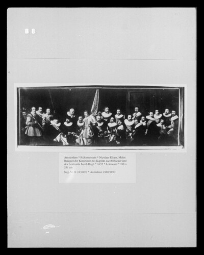 Banquet of the company of captain Jacob Backer and Lieutenant Jacob Rogh