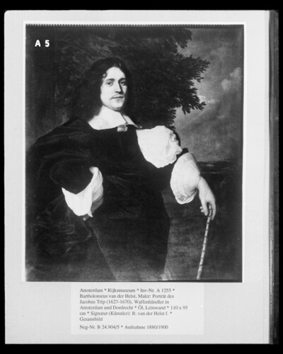 Portrait of Jacobus Trip (1627-1670), arms dealer in Amsterdam and Dordrecht