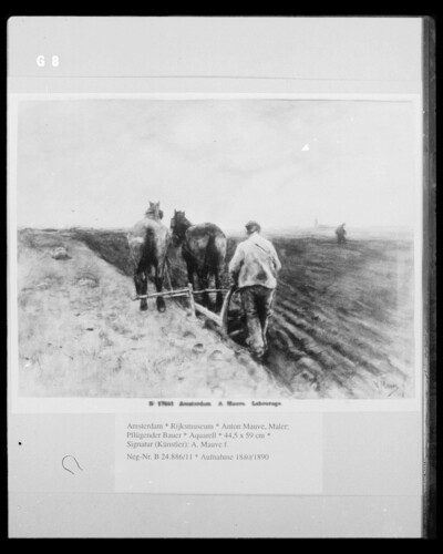 Plowing peasant