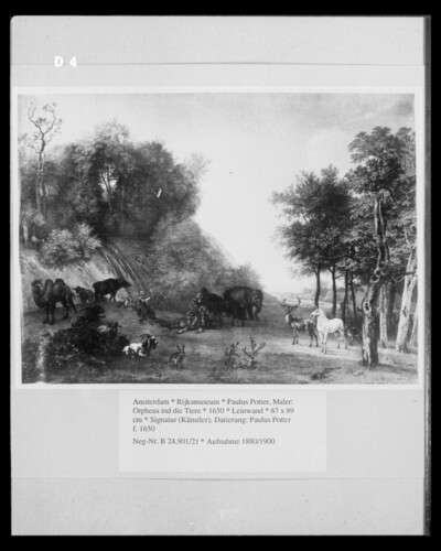 Orpheus and the animals
