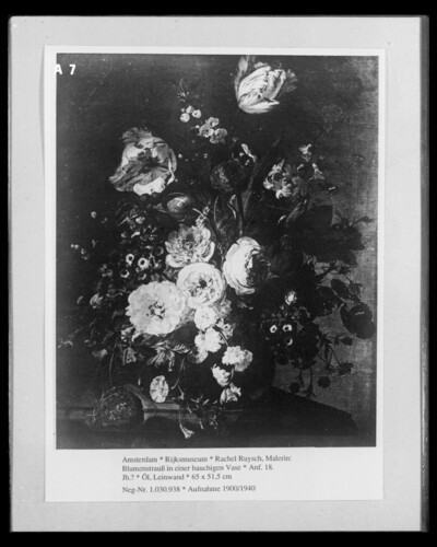 Bouquet of flowers in a belly vase