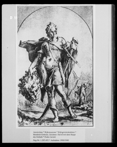 David with the head of the Goliath