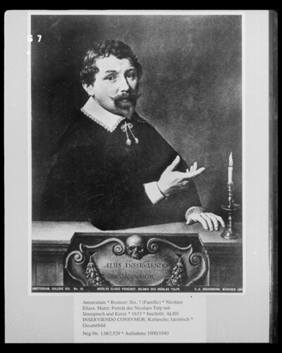 Portrait of Nicolaes Tulp with meaning and candle