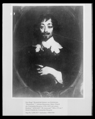 Portrait of Constantijn Huygens (1596-1687) with his children