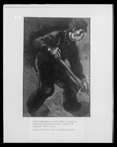 Farmer digging