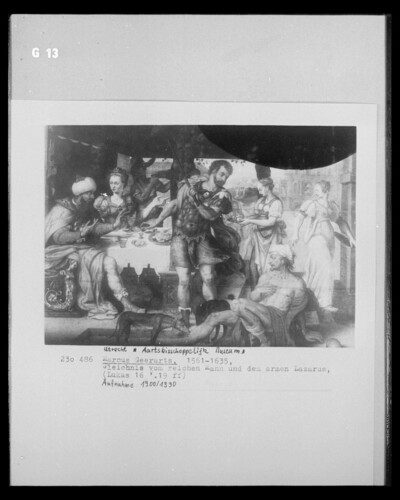 Parable of the rich man and the poor Lazarus (Luke 16, 19ff)