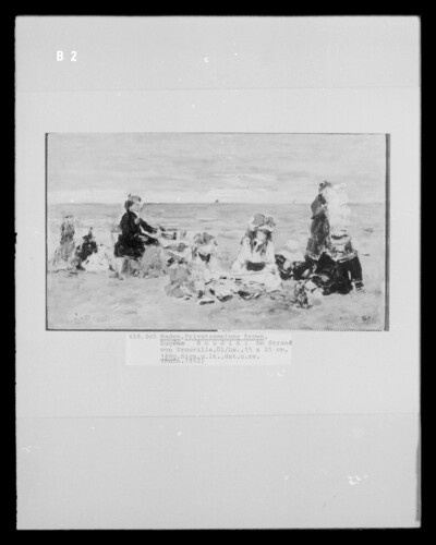 On the beach of Trouville