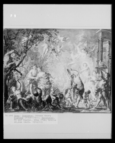 Mythological representation: Bacchanal