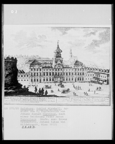 Ansicht von Schloss Mirabell