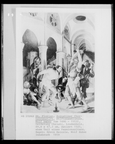 Formerly part of a passion altar: Flagellation of Christ