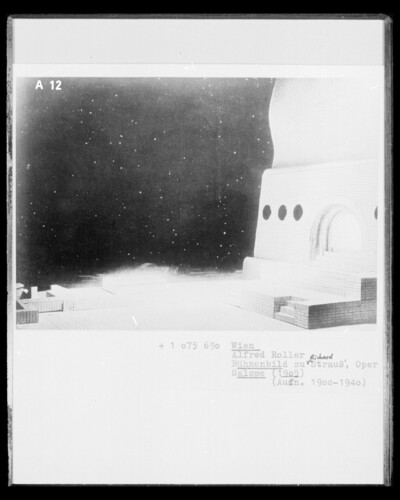 Stage design for Richard Strauß’s opera “Salome”