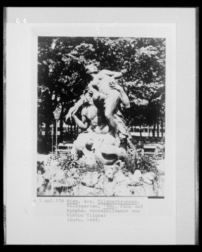 Tilgnerbrunnen: Faun und Nymphe