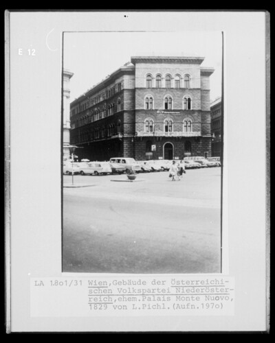 Gebäude der Österreichischen Volkspartei Niederösterreich & Ehemals Palais Monte Nuovo