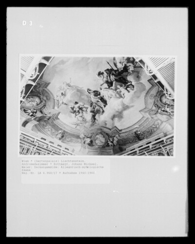 Ceiling painting: Allegoric-mythological scene