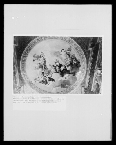 Ceiling painting: Allegoric-mythological scene