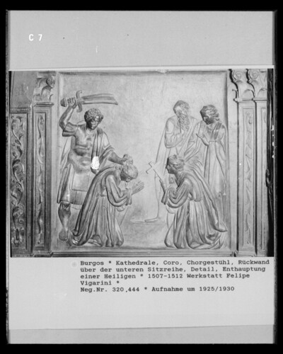 Beheading of a saint