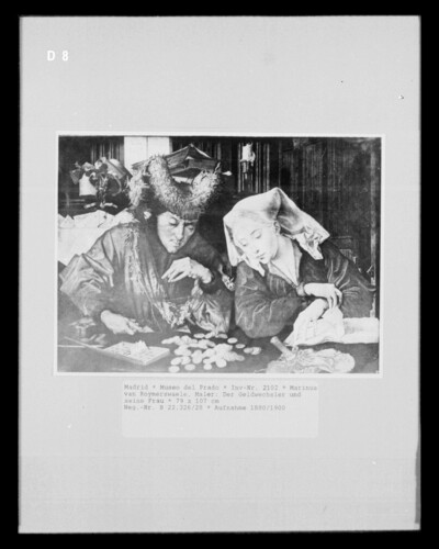 The money changer and his wife