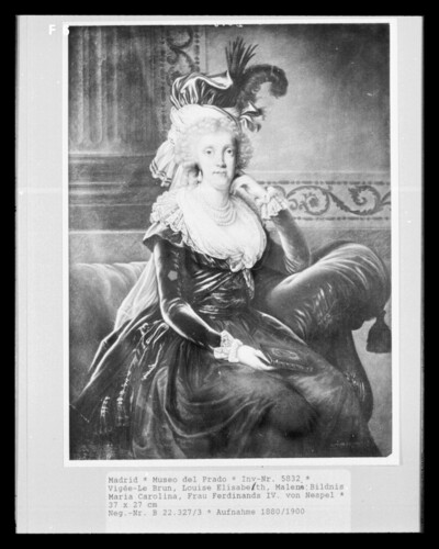 Portrait of Maria Carolina, Mrs. Ferdinand IV of Naples