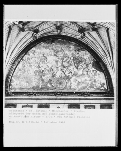 Allegory of the Church supported by the Dominican Order