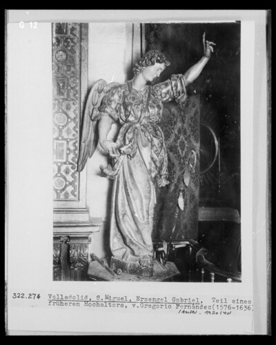 High altar, detail: Archangel Gabriel