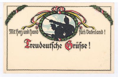 Mit Herz Und Hand Furs Vaterland Treudeutsche Grusse Europeana