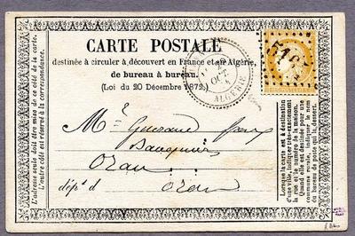 Carte Postale Timbre Poste 1 Hennaya Algerie Europeana