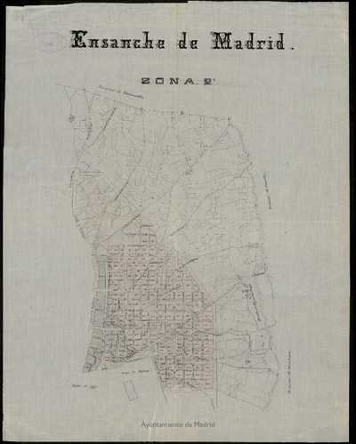 Omnia Plano Ensanche De Madrid Zona 2 Distritos De Salamanca Y Retiro