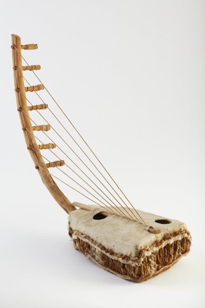 Arched Harp Or Bow Harp. 