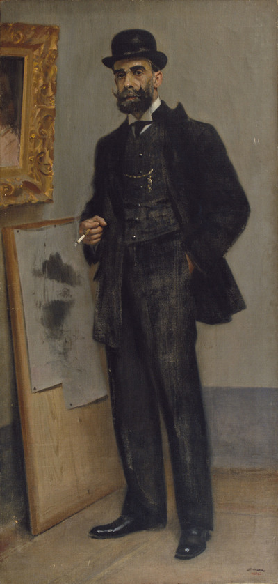 Portrait of the writer Frederic Pujulà i Vallès