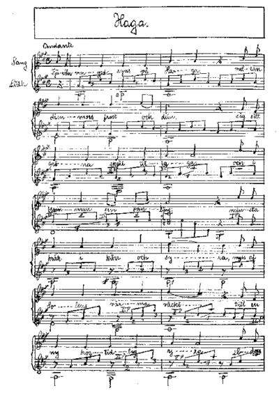 Haga : Fredmans sång no. 64