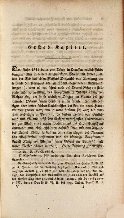 Geschichte Preussens : von den ältesten Zeiten bis zum Untergange der Herrschaft des Deutschen Ordens, 5. Die Zeit vom Hochmeister Ludolf König von Weizau 1342 bis zum Tode des Hochmeisters Konrad von Wallenrod 1393