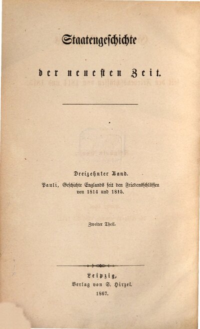 Geschichte Englands seit den Friedensschlüssen von 1814 und 1815, 2. Die Whig-Periode von 1830 bis 1841