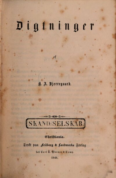 Digtninger : (udg. af. l. N. Schwach.)