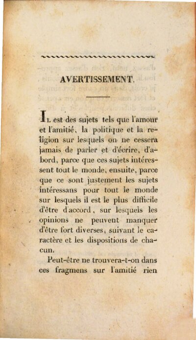 Mélanges de philosophie, de morale et de littérature, 1