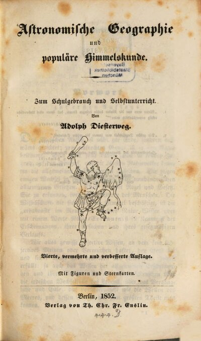 Astronomische Geographie und populäre Himmelskunde