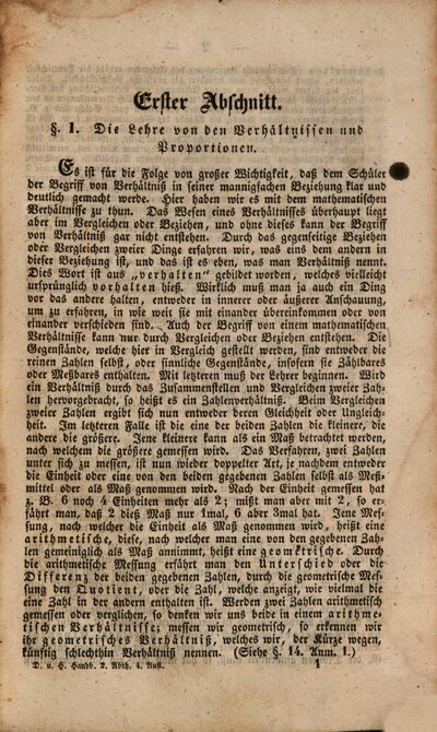 Methodisches Handbuch für den Gesammt-Unterricht im Rechnen : Als Leitfaden beim Rechenunterrichte und zur Selbstbelehrung. Von F. A. W. Diesterweg und P. Heuser. In 2 Abth., 2