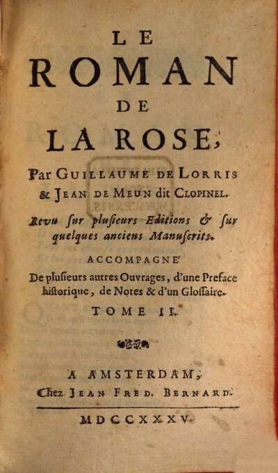 Le Roman De La Rose, 2