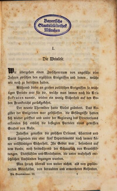 Die Brandmänner : Von Elie Berthet. Aus dem Französischen von A. Kretzschmar, 3
