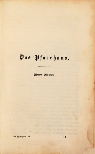 Das Pfarrhaus : Von Rudolf Töpffer, 4
