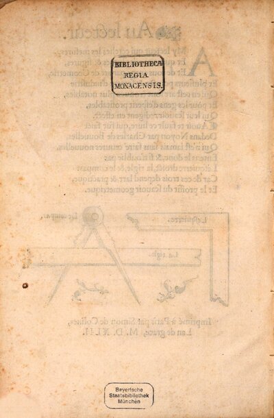 Livre singularis touchant l'art et pratique de Geometrie