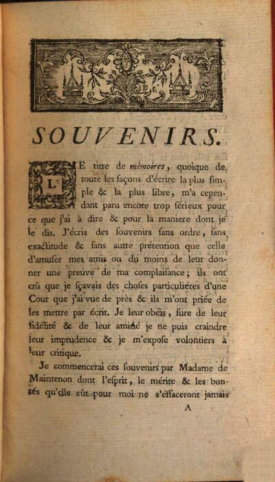 Les Souvenirs