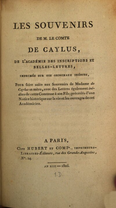 Les Souvenirs