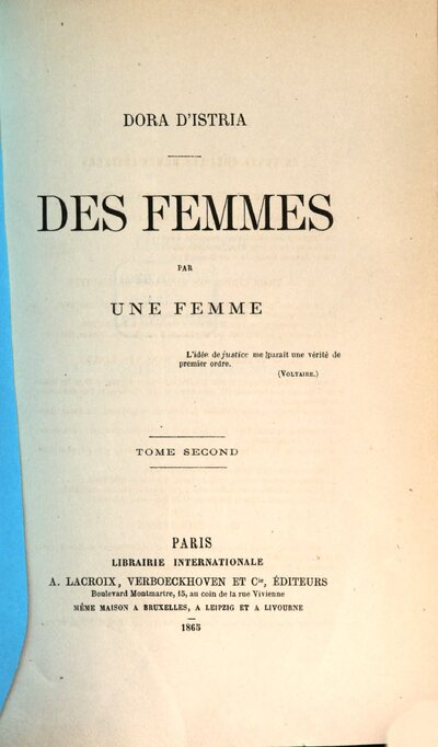 Des femmes par une femme, 2