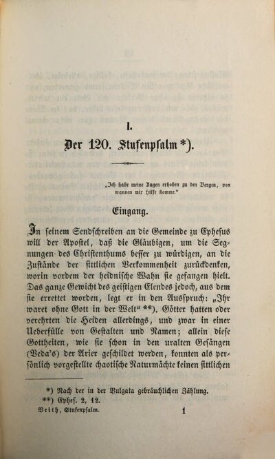 Homiletische Werke, 8. Zwölf Stufenpsalmen : in eben so vielen Vorträgen gehalten in der Capucinerkirche in Wien in der Quadragesima des Jahres 1862