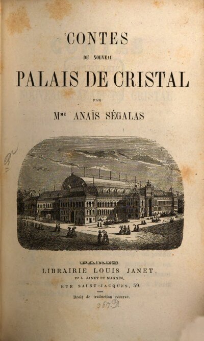 Contes du nouveau Palais de Cristal