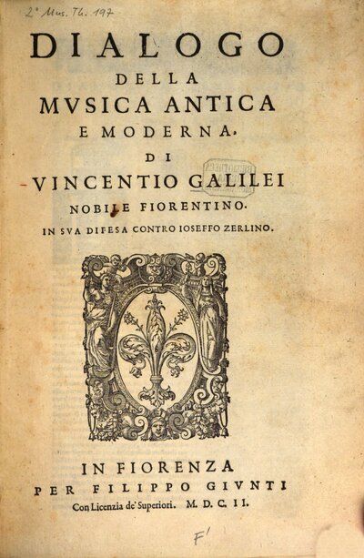 Dialogo della musica antica e moderna ... : in sua difesa contro Joseffo Zerlino