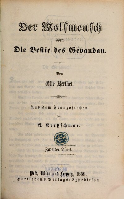 Der Wolfmensch oder: Die Bestie des Gévaudan, 2