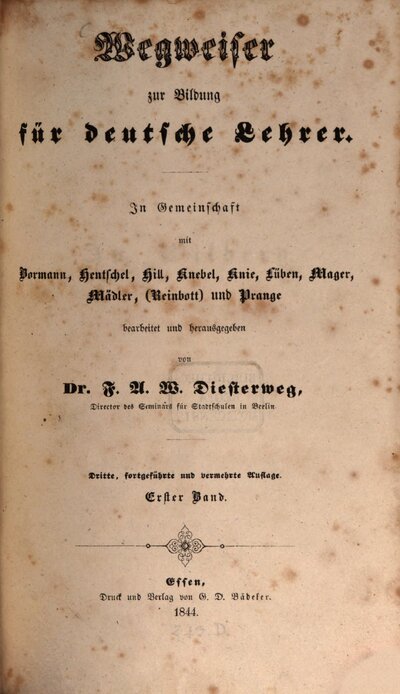 Wegweiser zur Bildung für deutsche Lehrer, 1