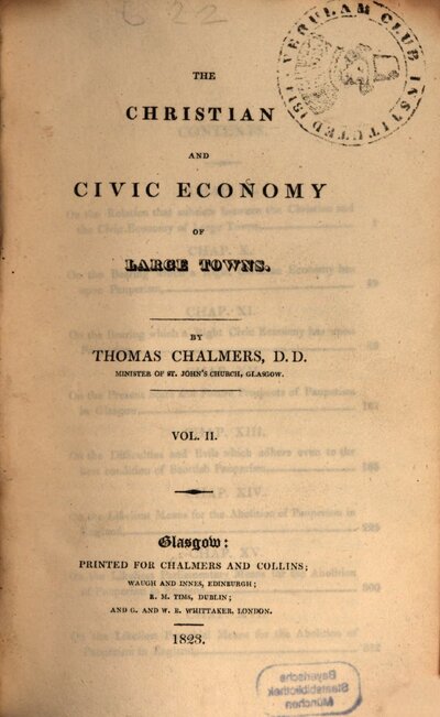 The Christian and civic economy of large towns, 2